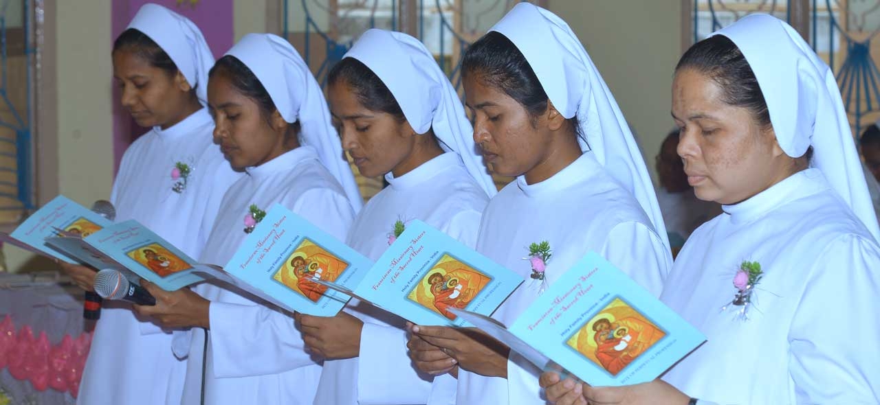 Consecrated to God for ever… as Franciscan Missionary  Sisters of the Sacred Heart…